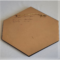 Wandversiering met halfedelstenen en/of edelstenen